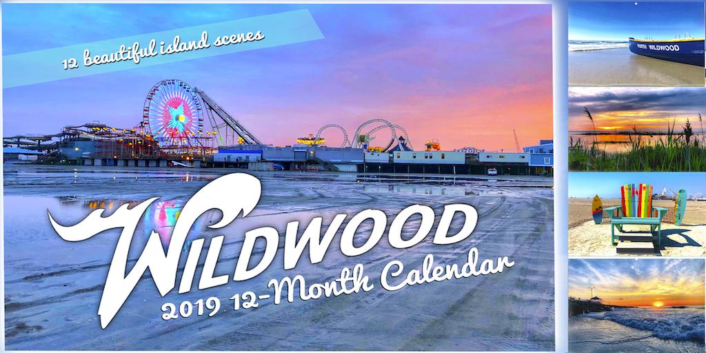Wildwood 2019 Wall Calendar "Almost Perfect" Model Wildwood Pizza