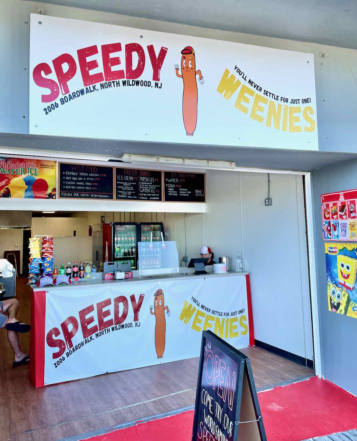 Speedy Weenies on the Wildwood Boardwalk